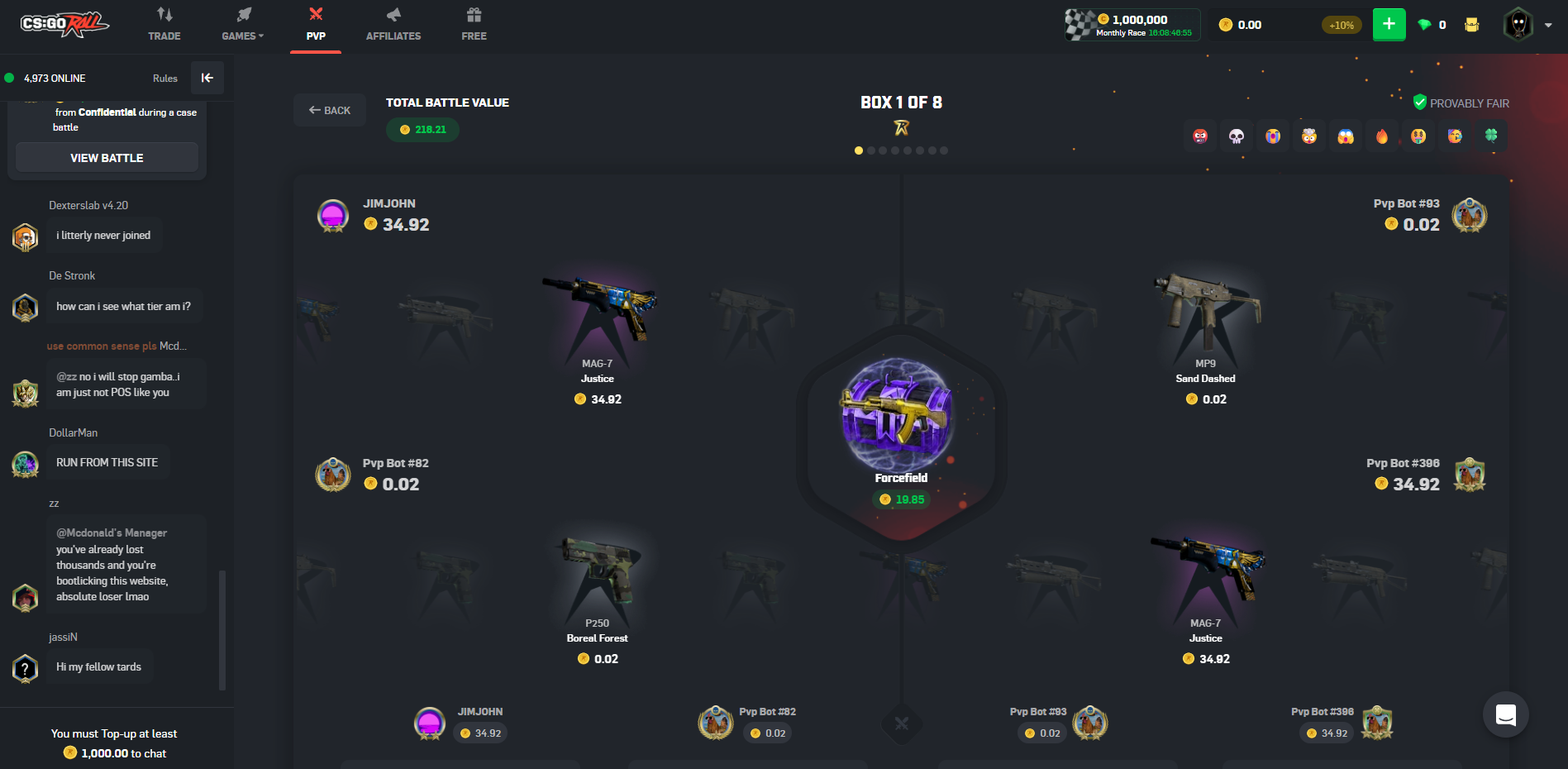 CSGORoll Battle Screenshot