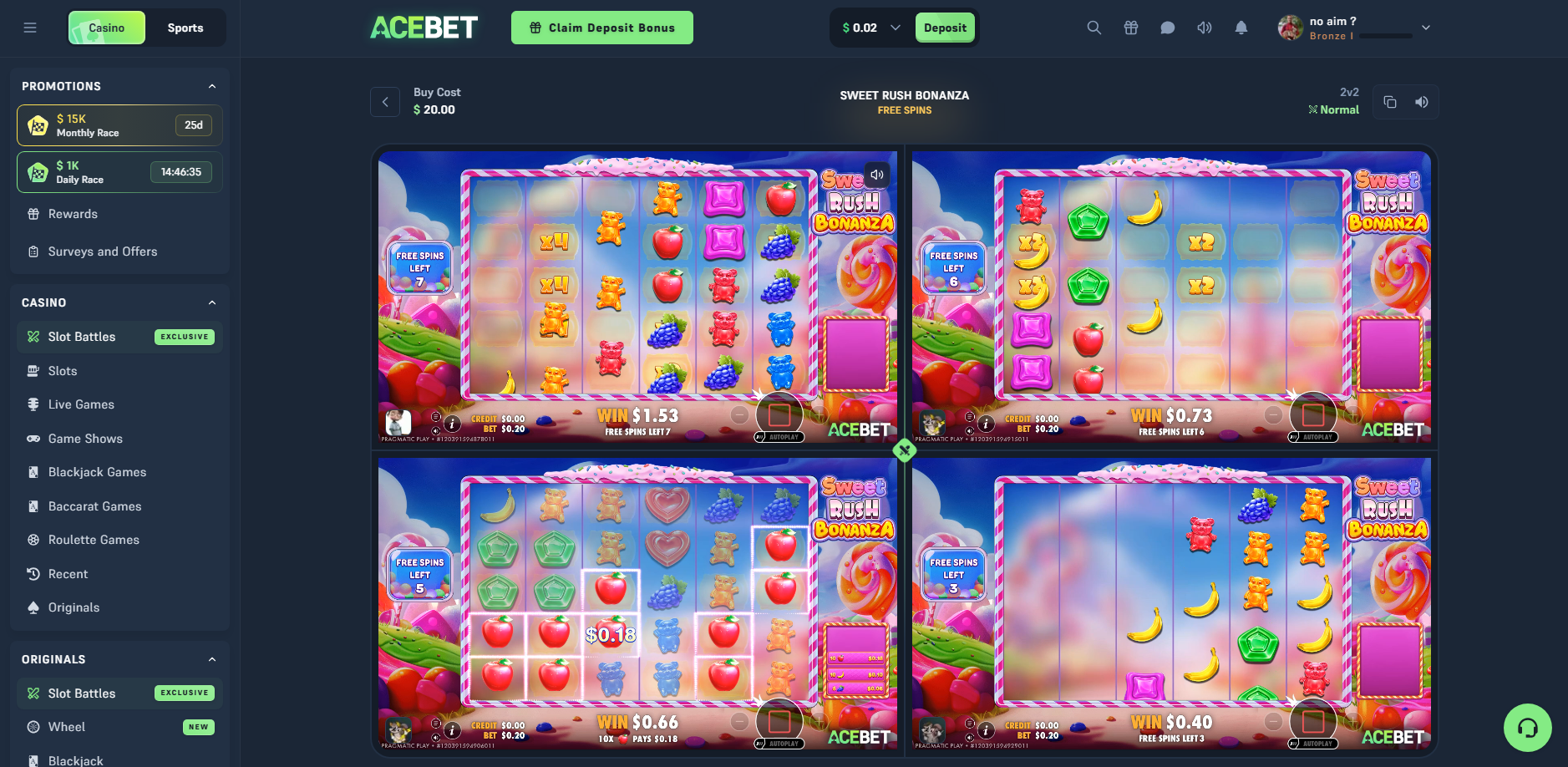 AceBet Slot Battles
