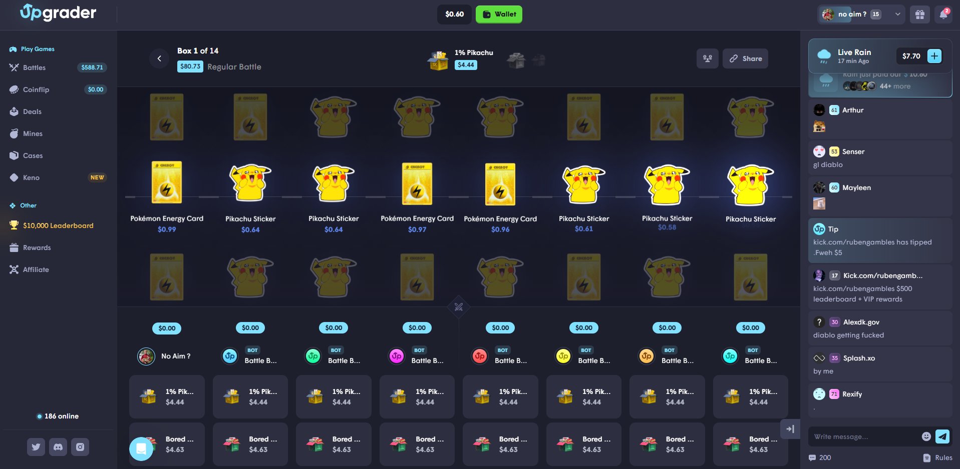 Upgrader.com 8-player Pokemon Battle
